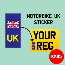 Motorbike UK Number Plate...